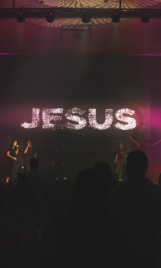 Jesus Text on Concert